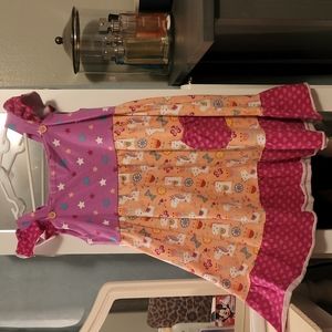 Size 7 Jelly the Pug unicorn dress